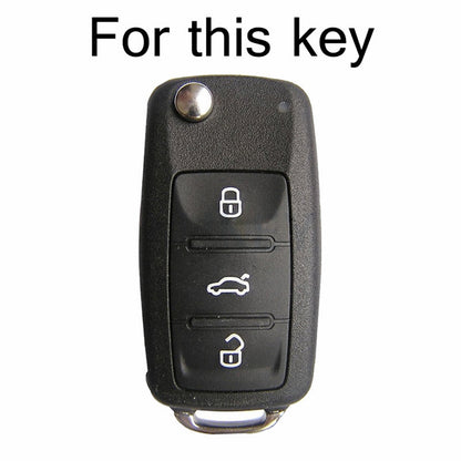 ya 5 8.7 Key Case for VW POLO for Bora Beetle for Tiguan for Passat for Golf Silicone Remote Fob Cover