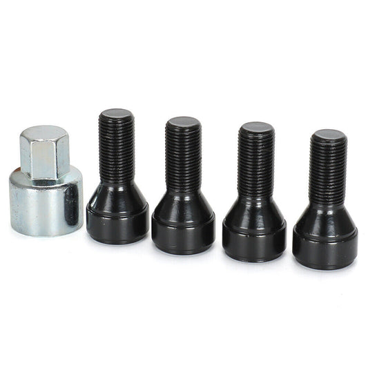 ya 8 5.27.2 5PCS 36136792851 Wheel Lock Set Anti Theft Lug Nuts Bolt Fits for BMW M14*1.25