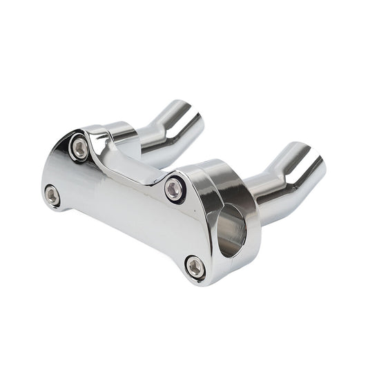 ya 2 6.30 Top Cover 3.5 Handlebar Risers Clamp Chrome for Harley Dyna Softail Sportster