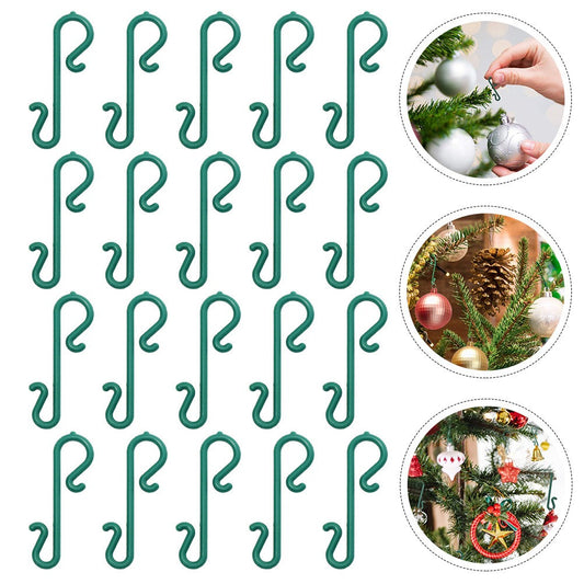 ya 25  100 Pcs Plastic Or ment Hooks Hanging Decor Hangers for Or ments