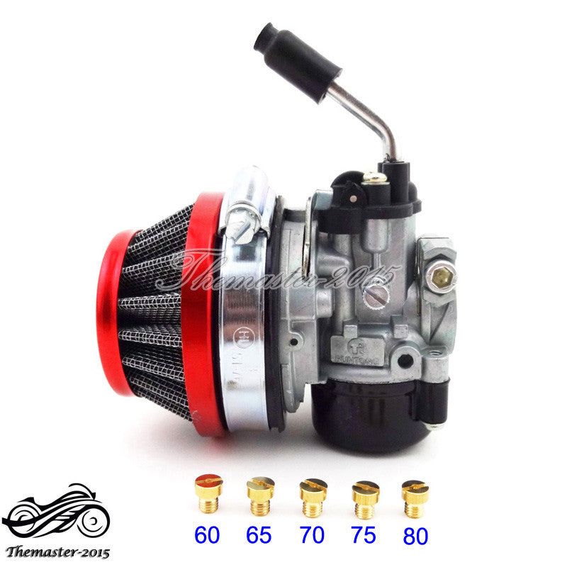 ya 4 6.17 Dellorto SHA 14mm Carb Jets Air Filter For Targa LX TT Tomos A35 Sprint Colibri