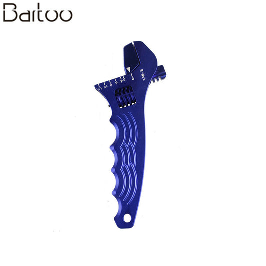 ya 1 7.3 Blue Adjustable Wrench 3AN-12AN Aluminum Tool Spanner for Hose End Fitting