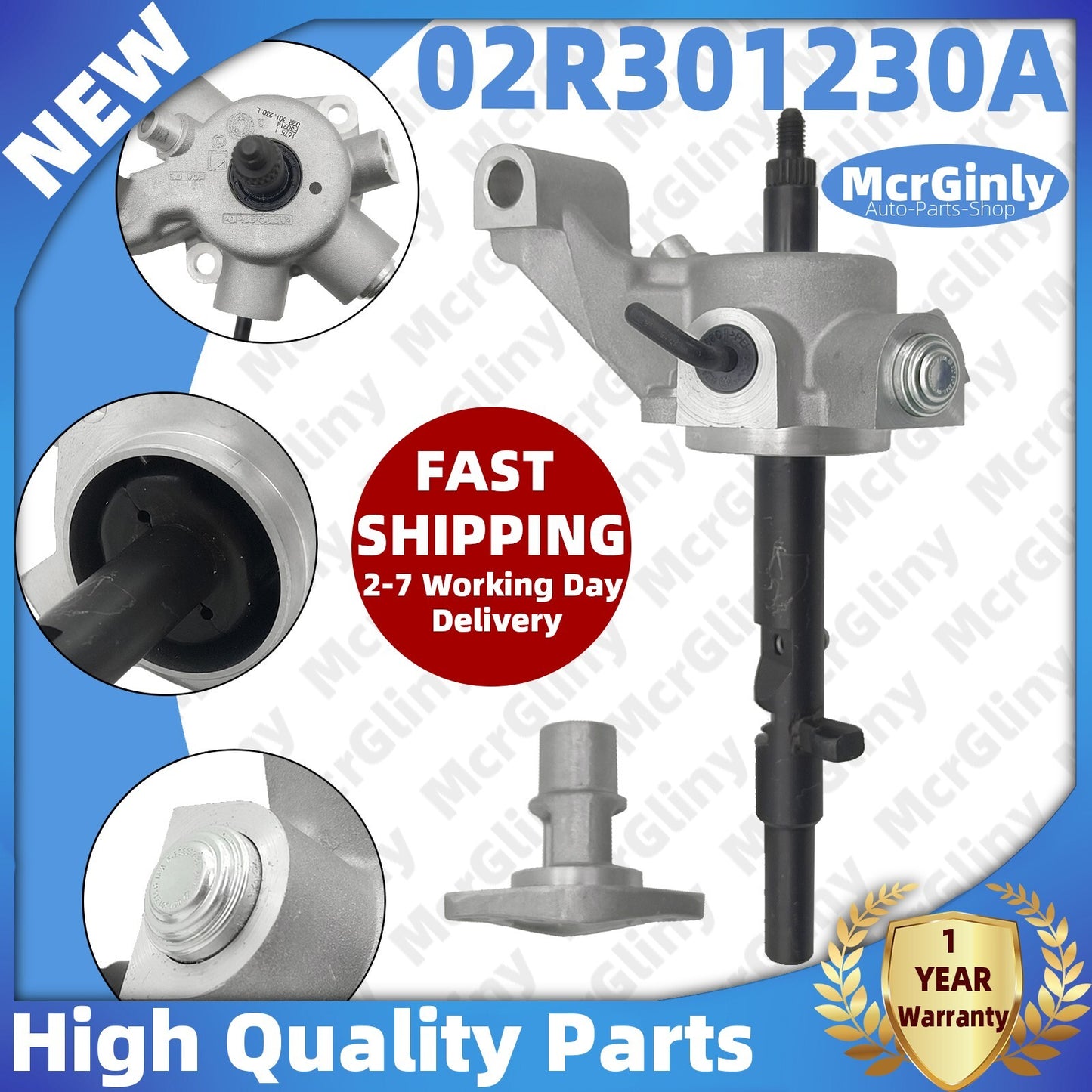 ya 12 5.22 for VW Ameo Beetle for Golf MQ250 5-Speed Transmission Shift for Audi A1 TT 02R301230A