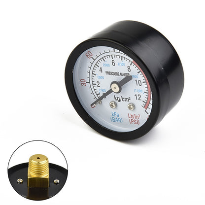 ya 14 Compressor Gauge Manometer Tool 50mm Accessories Air Compressor Balck+Silver