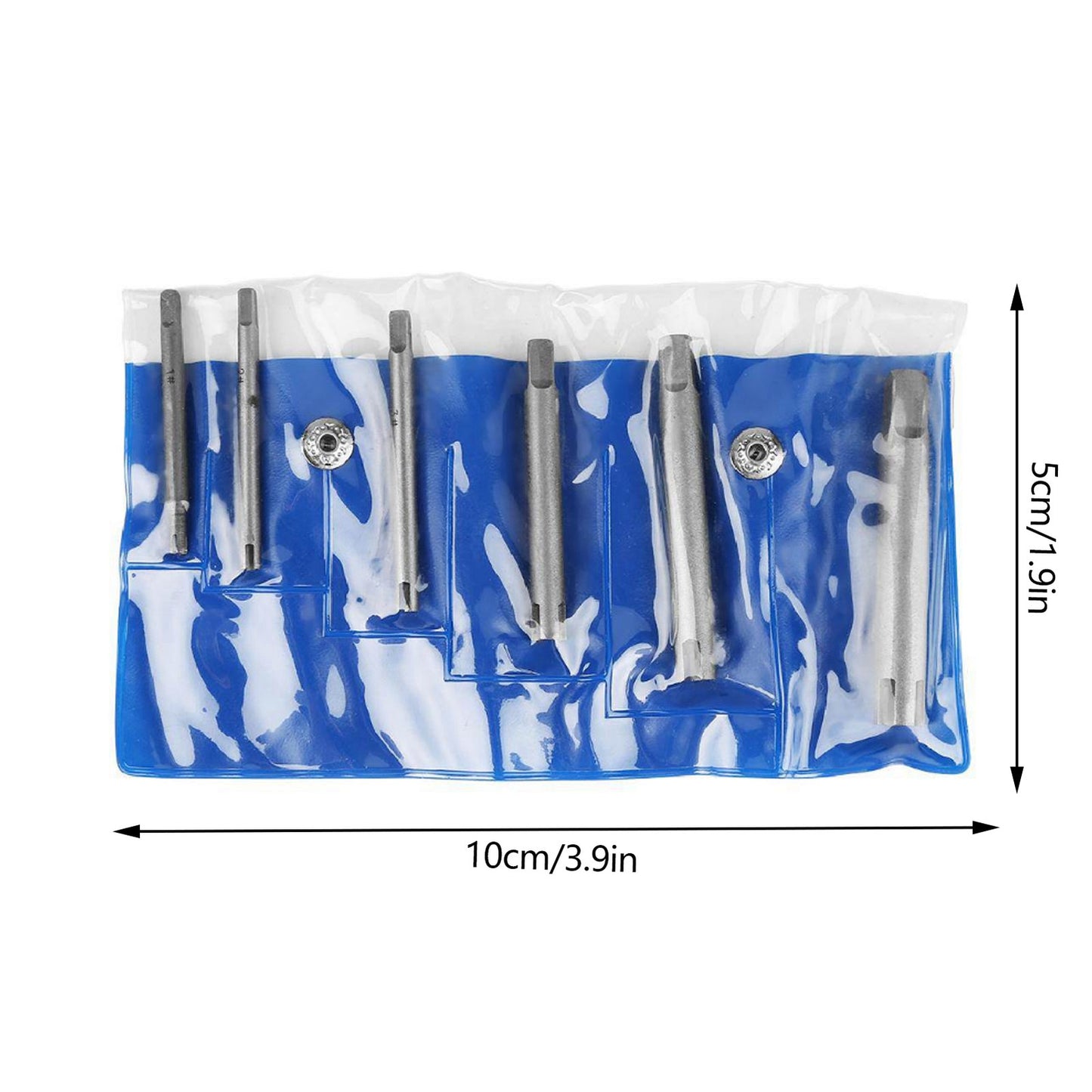 ya 26 Steel Broken Head Taps Remover Stripped Screw Tap Extractor Accessory(A)