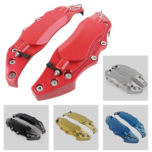 ya 10 5.28 2x Car 3D Metal Brake Caliper Covers Universal Front & Rear Large colorful