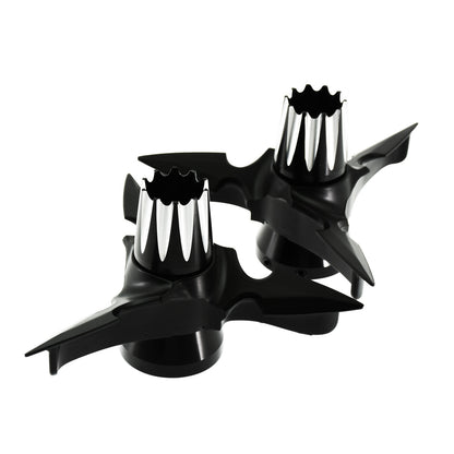 ya 5 8.7 CNC Spun Blade Front Axle Cap Nut Cover for Harley Touring Road Street Glid