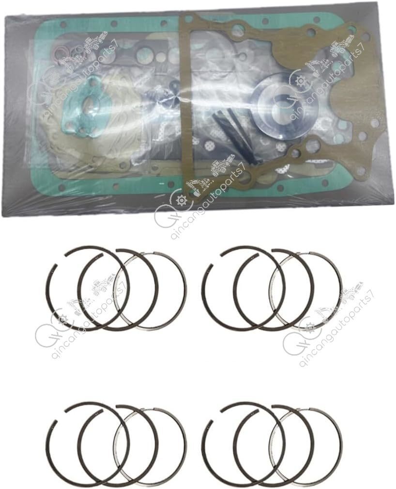 ya 3 6.25.2 4D92 Full Gasket Kit + Piston Ring 6140-31-2040 for Komatsu Engines D20P D20S D21A