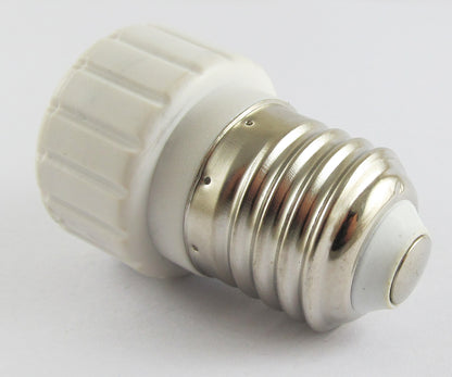 ya 14 100x E27 Male to GU10 Female Socket Base LED Halogen CFL Light Bulb Lamp Adapter