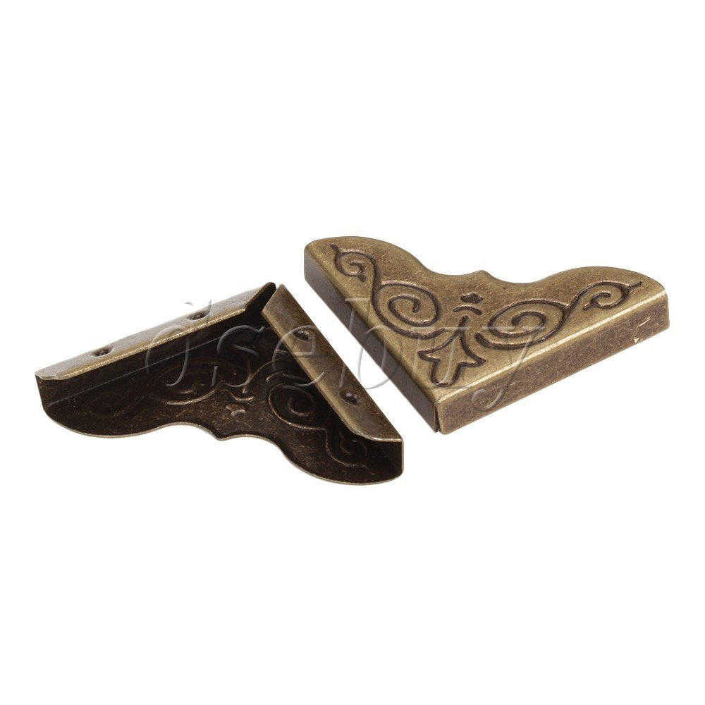 ya 14 200PCS Elegant Bronze Album Edge Cover Corner Guard 25x4mm Guards