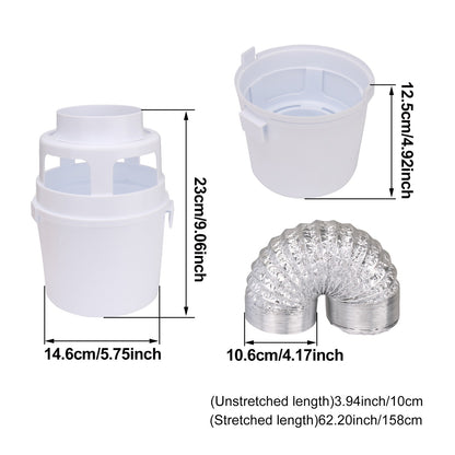 ya 26 Indoor Electric Dryer Vent Hose Lint Trap Kit 211L