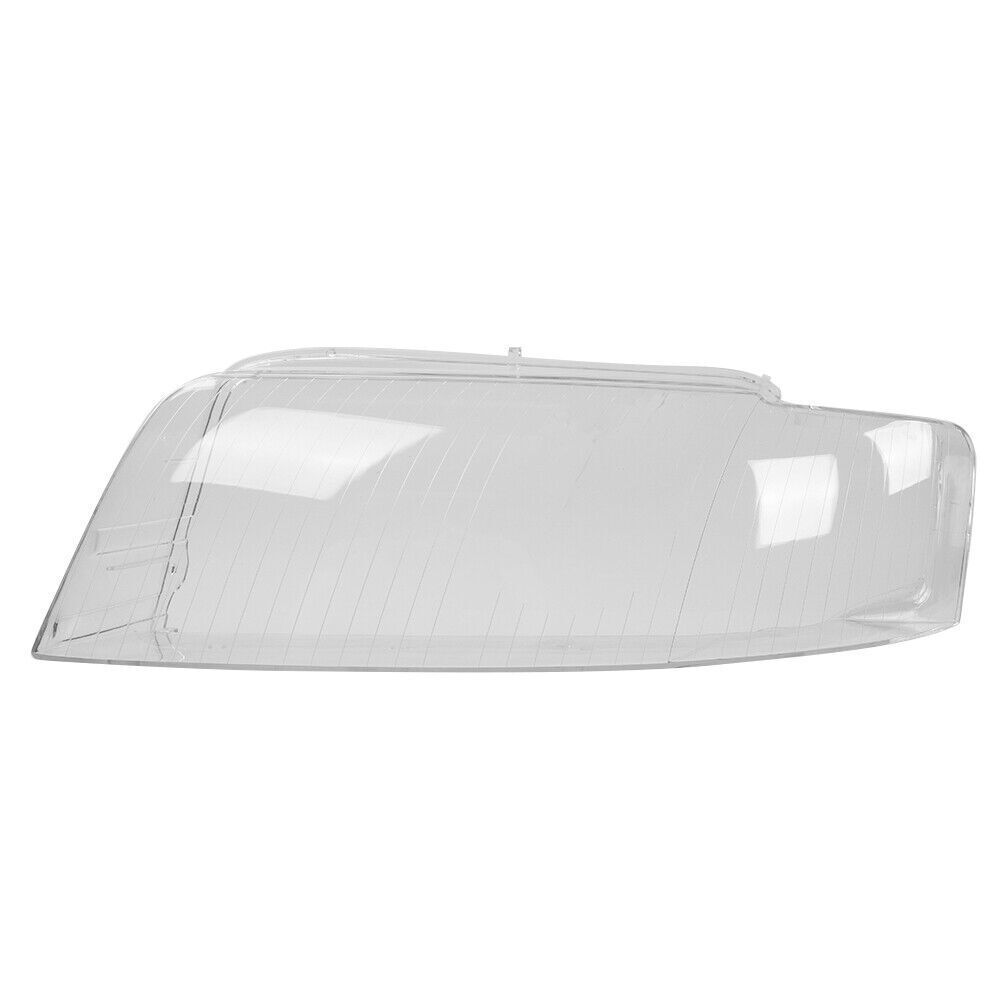 ya 5 8.7 Pair Left + Right Headlight Headlamp Clear Lens Cover for Audi A4 B6 2002-2005