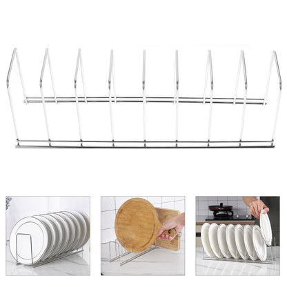 ya 25 Dish Rack Plate Rack Plate Pan Stand Dish Drying Rack Cutting Board Organizer