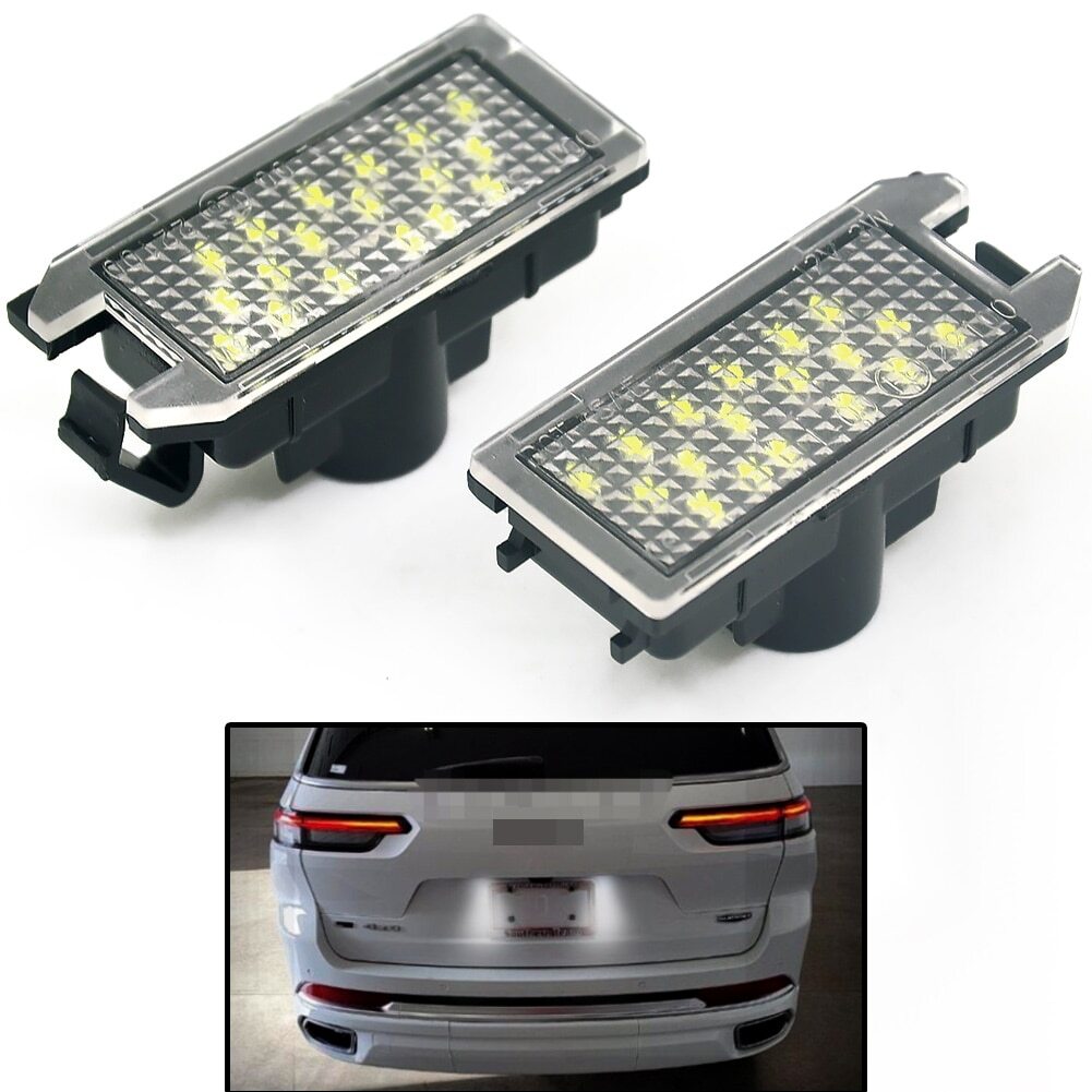 ya 2 6.26.2 for Jeep Compass Patriot for Maserati for Levante for Fiat 500 for Dodge Viper NumberPlate Light