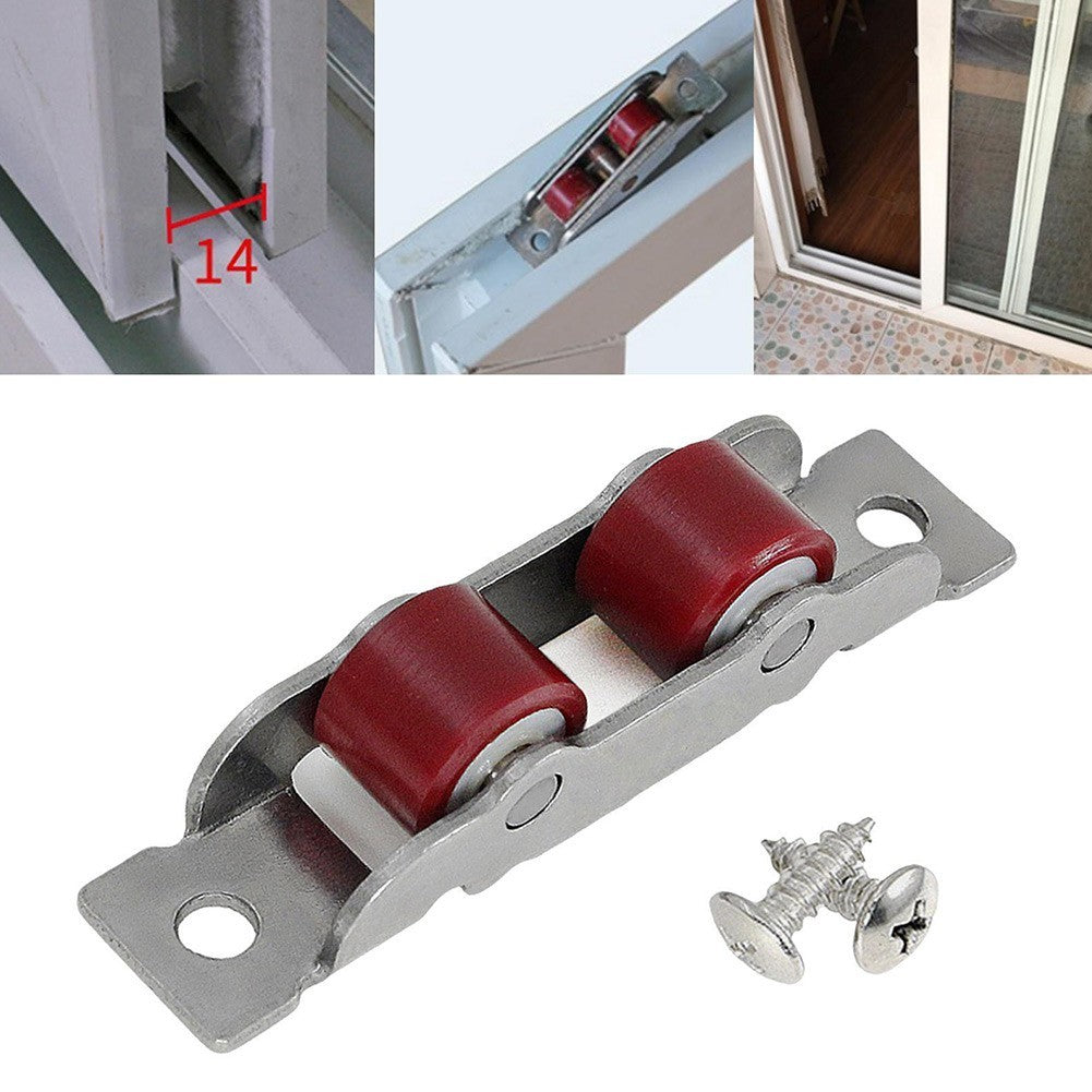 ya 14 1Pc Stainless Steel Sash Pulley Sliding Door Roller Runner Wheel Track Pulley