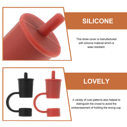 ya 26 2PCS Drinking Topper Plug Caps Silicone Toppers