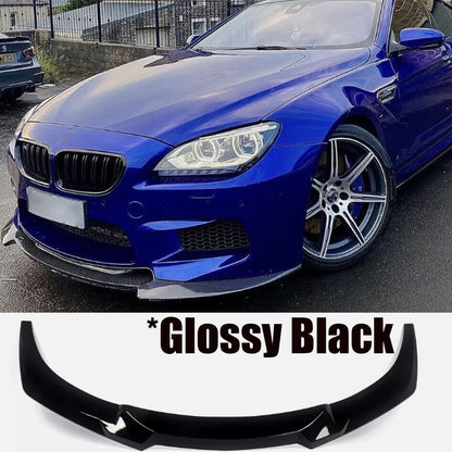 ya 11 10.28 Front Bumper Lip For 6 F06 F12 F13 M Sport 12-18 Gloss Black Painted n