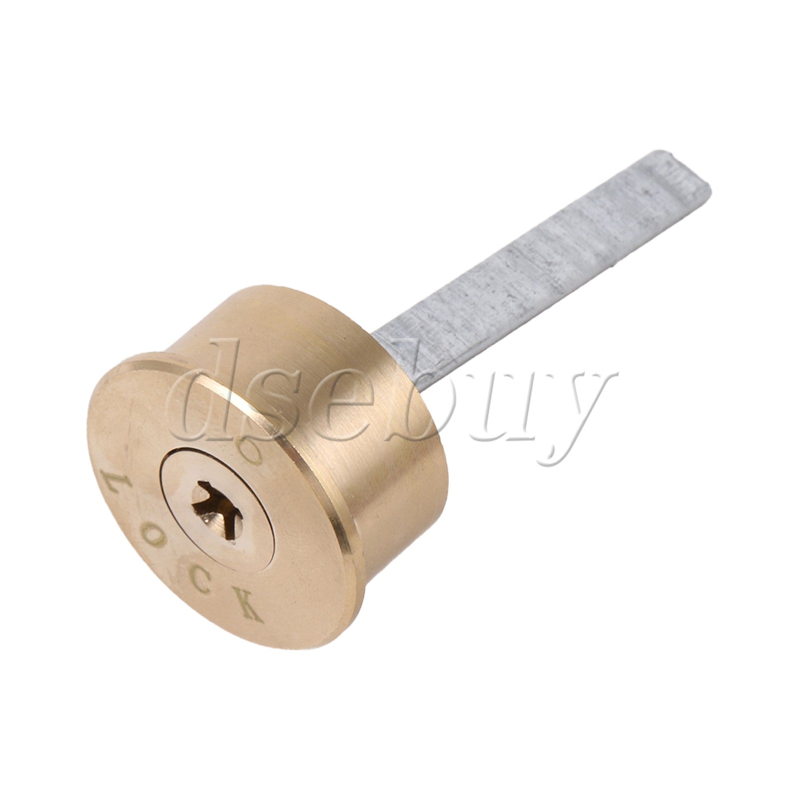 ya 14 Soild Brass Mortise Cylinder Lock Cross Shaped for Door Hardware 6.5*2.5cm