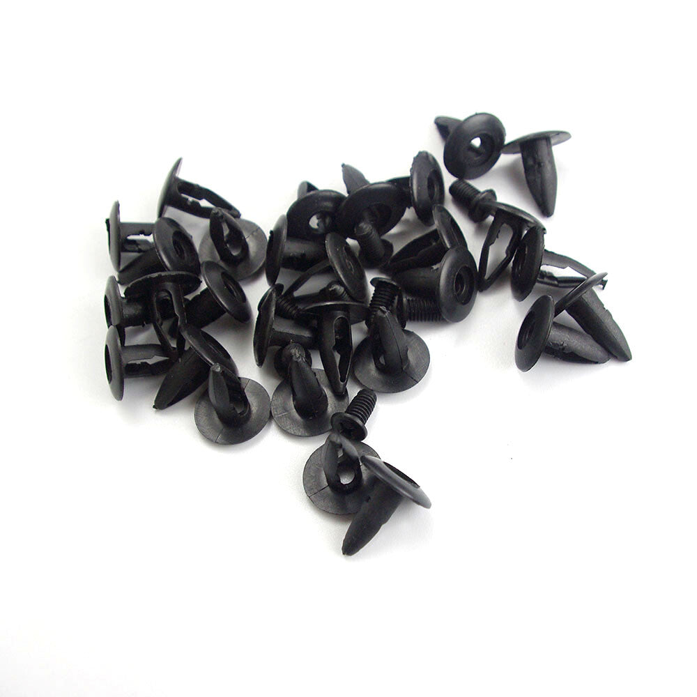 ya 27 6.18.2 Set of 50 Wheelbox Cover Clips NA0156145 for Nissan for Ford for Mazda Black