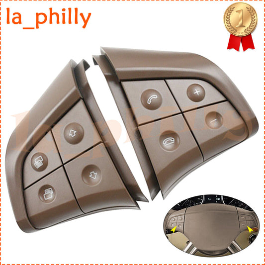 ya 13 1 Pair for Mercedes-Benz W164 W251 W245 Steering Wheel Switch 4 Button