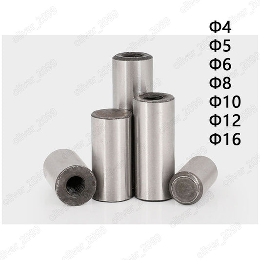 Steel Parallel Pins With Internal Thread ÆÓ4 ÆÓ5 ÆÓ6 ÆÓ8 ÆÓ10 ÆÓ12 ÆÓ16