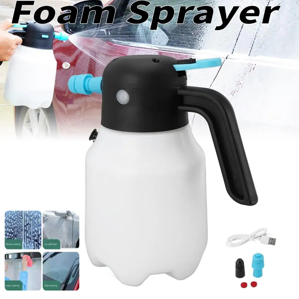 ya 17 Electric Foam Spray Bottle Foam Sprayer 2000mAh 1.8L Cordless Pressurized