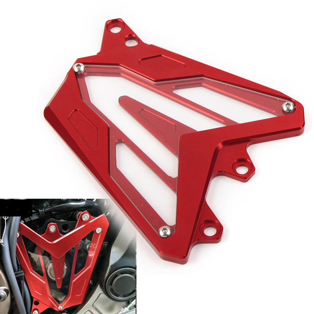 ya 2 6.26.2 Engine Sprocket Cover Chain Guard for Yamaha MT07 2014-2023 XSR700 2015-23 Red