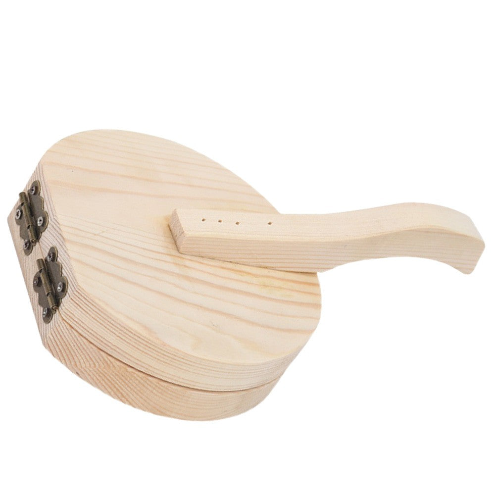 ya 26 1pc Wooden Dumpling Wrapper Presser Dumpling Pressing Tool for Home (Khaki)