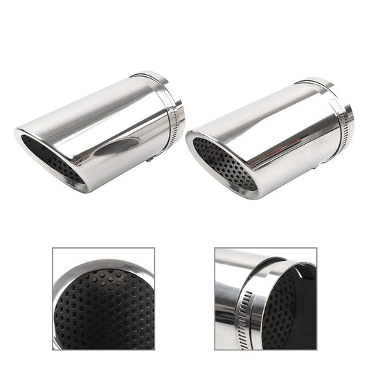 ya 2 7.16 For 2009 2010 2011 12 13 for Audi A4 (B8) Q5 Chrome Muffler Stainless Steel