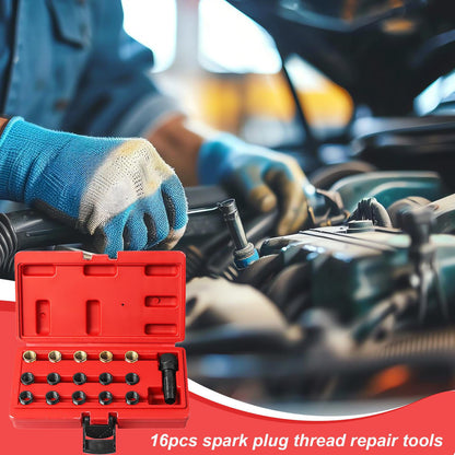 ya 5 8.7 Spark Plug Thread Repair Kit Automotive Spark Plug Thread Tapping Kit practical