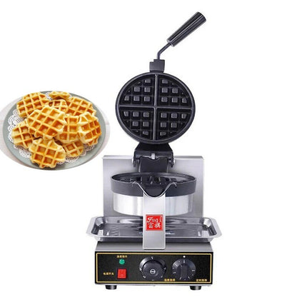 ya 25 Electric Waffle Baking Machine Double-sided Heating Single-head Rotating FY2205A