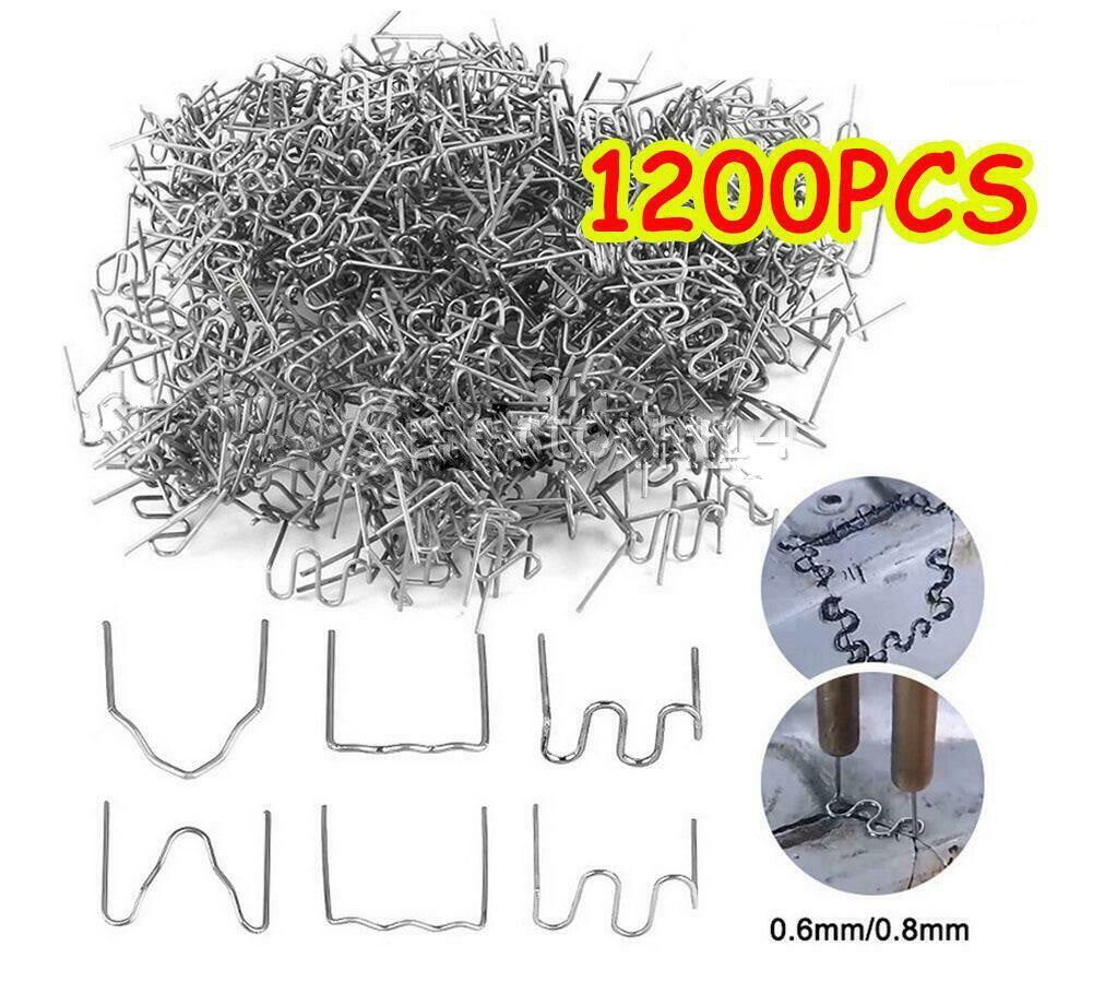 ya 28 1200pcs Hot Stapler Staples Repair Tools Kit For Plastic Welder Car Bumper NEW