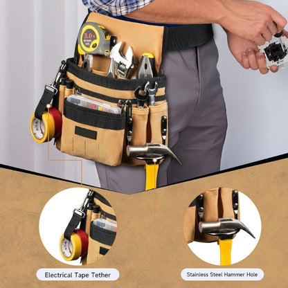 ya 26 Multifunctio l Electrician Tool Bag Waist Pouch Belt Storage Holder Organizers