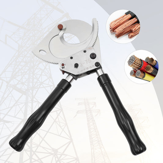 ya 26 7.28.3 J75 Ratchet Cable Cutter Ratcheting Wire Cutting Tool for Copper Aluminum Cablea