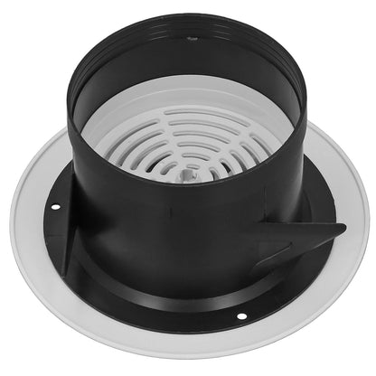 ya 25 Rotatable Round Vent Cover Adjustable Air Exhaust Cover For Bathroom 4in