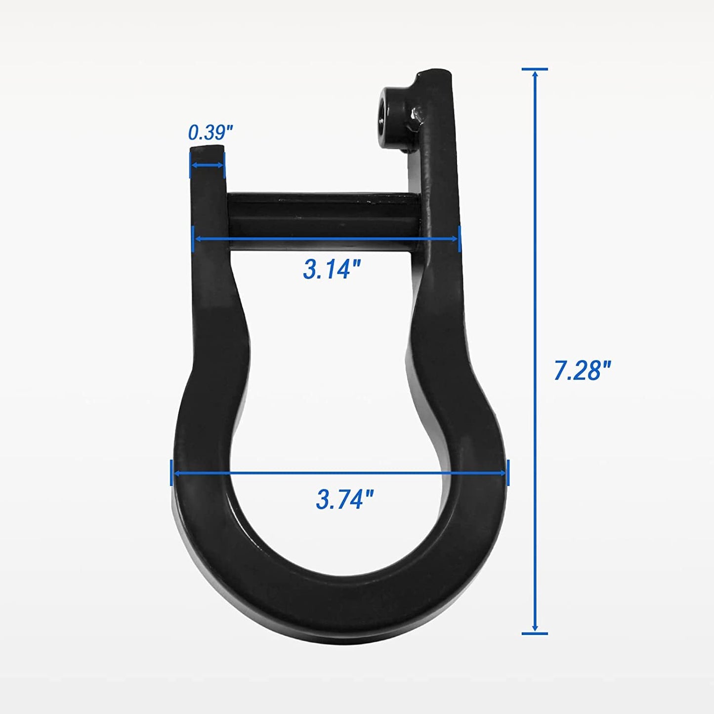 ya 5 8.7 1 pair black tow hooks 84072463 for 2007-2019 for Chevrolet for GMC for Silverado for Sierra 1500