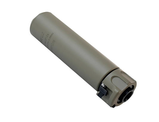 ya 16  Airsoft Bay 14mm SOCOM556-MINI2 Suppressor -14mm CCW Dark Earth Tan