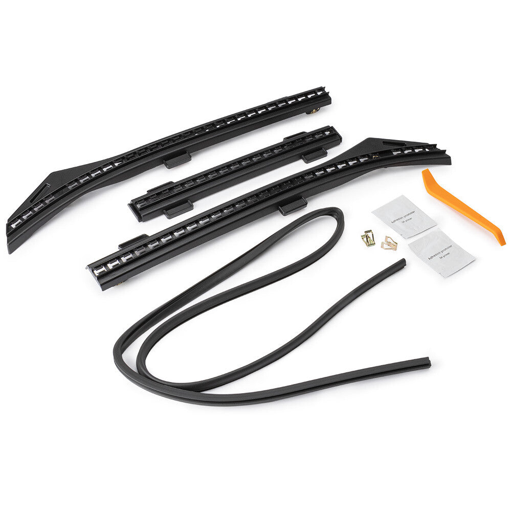 ya 4 6.17 Front and rear trunk cover sealing strips protect PP parts suitable for 20-23 for Tesla Model Y.