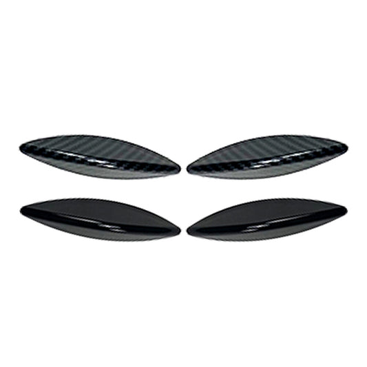 ya 3 6.25.3 Fits for Mercedes-benz C-Class W205 Front Bumper Lip Splitter Spoiler Side Canards