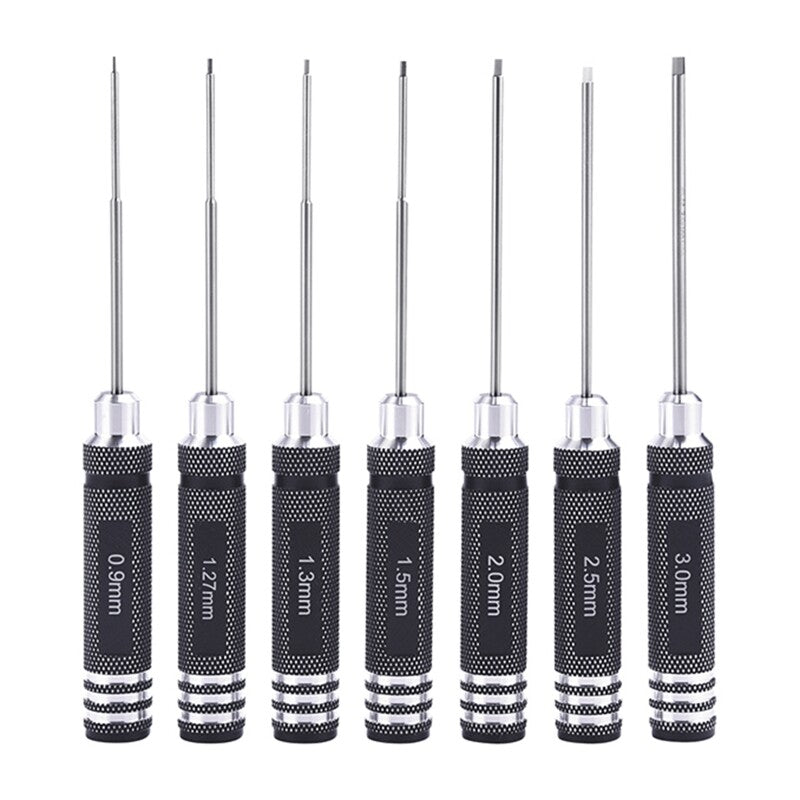 ya 26 7 Pcs Screwdriver Tool Set Aluminum Alloy Screwdriver with Handle