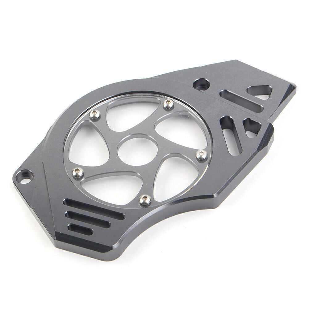 ya 5 8.7 Front Sprocket Chain Guard Cover Engine Cap Fit for Kawasaki ER6N ER6F 2006-17 Grey