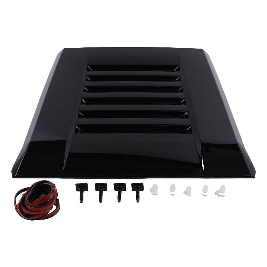 ya 1 6.30 Gloss Black Hood Scoop Hood Bulge 76181-AK900 for Toyota Tacoma 2024-2025