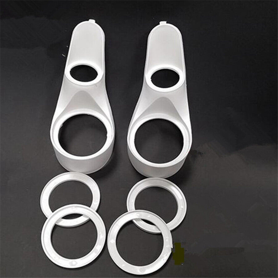 ya 3 6.25.2 Pair Car Audio Speaker A Column Tweeter Bracket Gasket White for 2 Inch & 4 inch