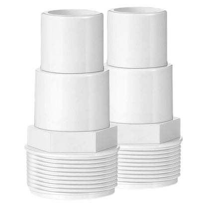 ya 14 2 Pcs Durable PP Swimming Pool Pump Hose Adapter Connector for Pool Parts