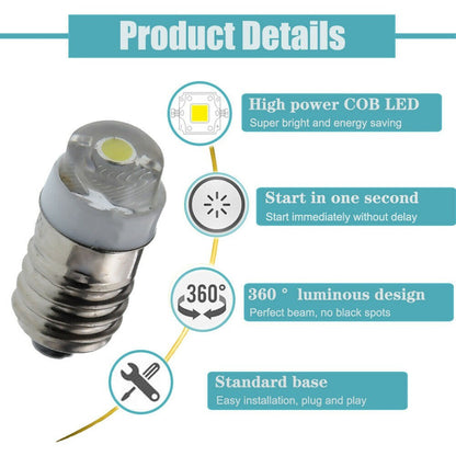 ya 15 10.20 LED Bulb Flashlight Lamp Bulb 2 /10pcs Flashlight Bulb