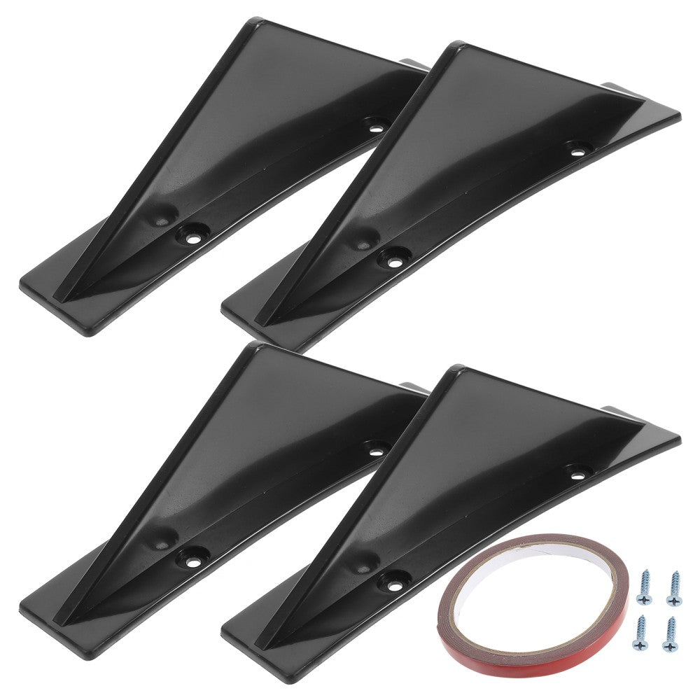 ya 3 6.25.3 4 Pcs Rear Spoiler Vehicle Cover Automotive Bumper Diffuser for Cars