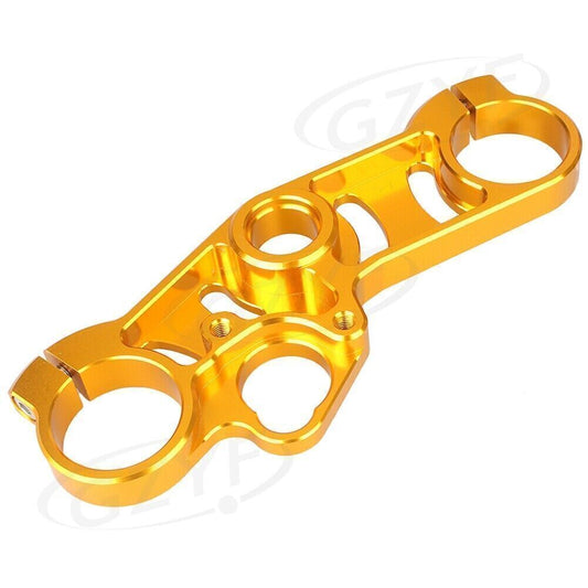 ya 1 7.8 Gold Upper Front Triple Tree Top Clamp FIT for Suzuki GSXR600 750 06-09/1000 07-08