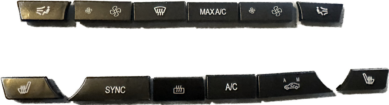ya 1 8.5.2 Suitable for 5 6 7 F10 F01 F12 button cover air conditioning climate control panel kit 2008-16