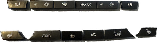 ya 1 8.5.2 Suitable for 5 6 7 F10 F01 F12 button cover air conditioning climate control panel kit 2008-16