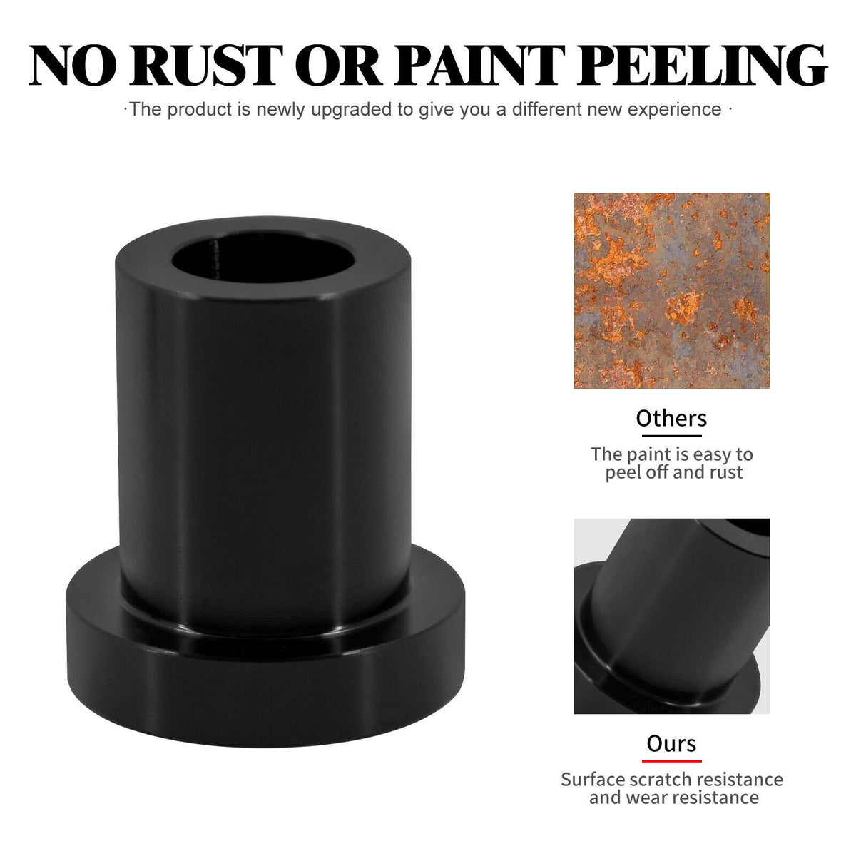 ya 5 8.7 Black Handlebar Riser Bushings Kit Fits for Harley Softail 2018-Up Touring 83-Up